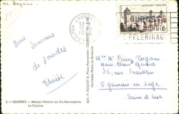 Lourdes Hautes Pyrenees Lourdes Maison Natale La Cuisine – Bild 2