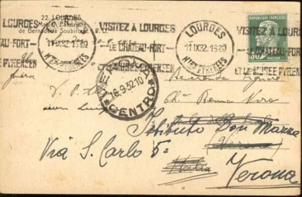 Lourdes Hautes Pyrenees Lourdes [Stempelabschlag] – Bild 2