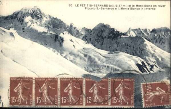 Grand Saint Bernard Saint-Bernard Mont Blanc
