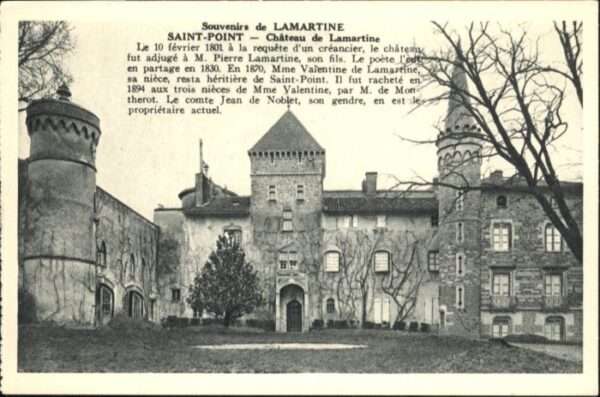 Saint Point Chateau de Lamartine