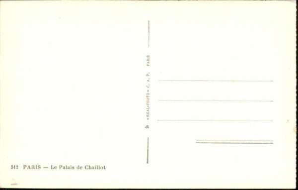 Paris La Palais de Chaillot – Bild 2