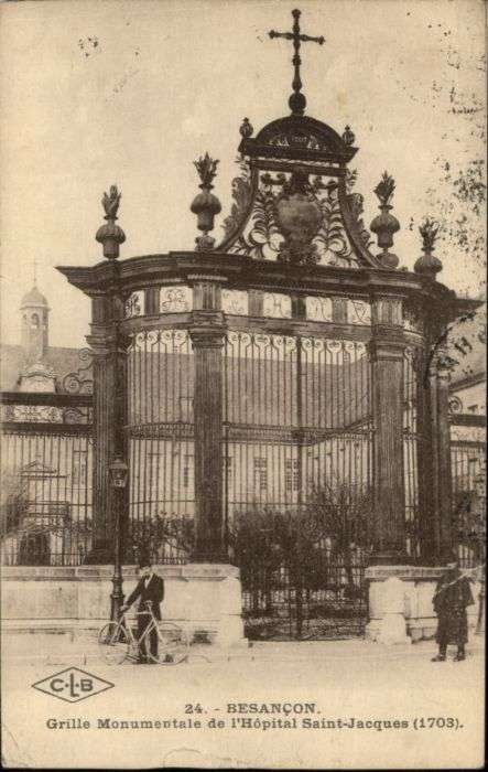 Besancon Doubs Besancon Grille Monumentale de l_Hopita