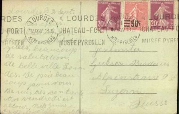 Lourdes Hautes Pyrenees Lourdes Le Saint Sacrement a la Grotte – Bild 2
