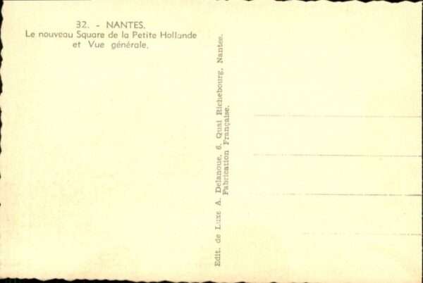 Nantes Loire Atlantique Nantes Le square de la Petite Hollande – Bild 2