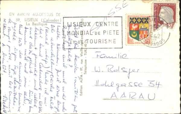 Lisieux Fliegeraufnahme La Basilique – Bild 2