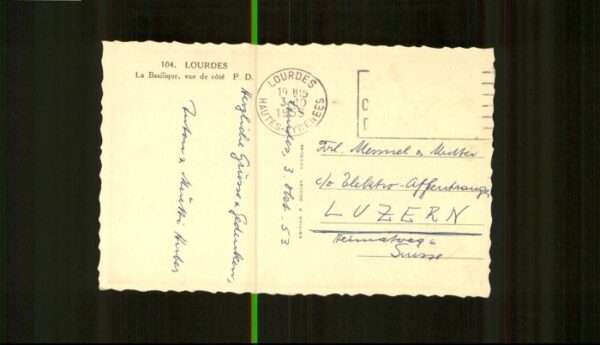 Lourdes Hautes Pyrenees Lourdes La Basilique – Bild 2