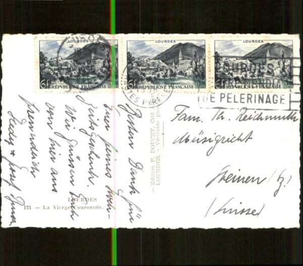 Lourdes Hautes Pyrenees Lourdes La Vierge Couronnee – Bild 2