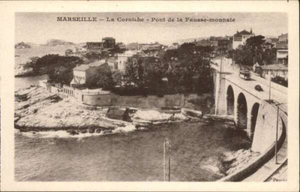 Marseille Bouches-du-Rhone Marseille  La Corniche Pont de la Fauss