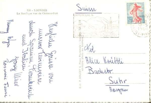 Lourdes Hautes Pyrenees Lourdes La Basilique – Bild 2