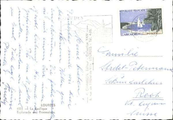 Lourdes Hautes Pyrenees Lourdes La Basilique – Bild 2