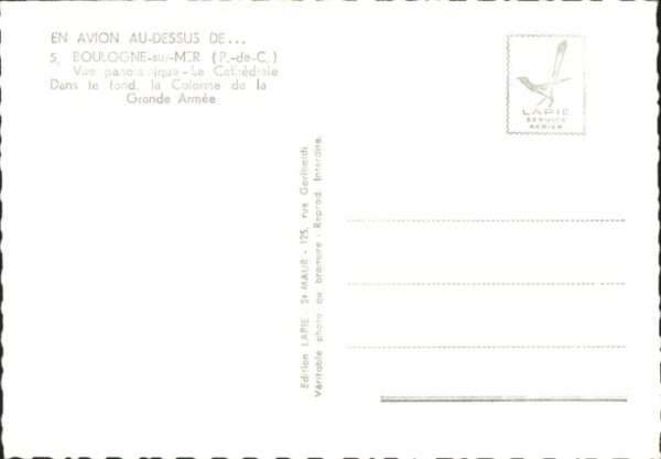 Boulogne-sur-Mer Fliegeraufnahme La Cathedrale – Bild 2