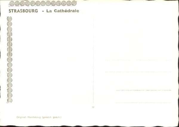 Strasbourg Alsace Strasbourg La Cathedrale – Bild 2