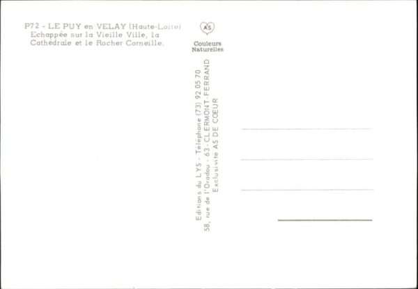 Le Puy-en-Velay Le Rocher Corneille La Cathedrale – Bild 2