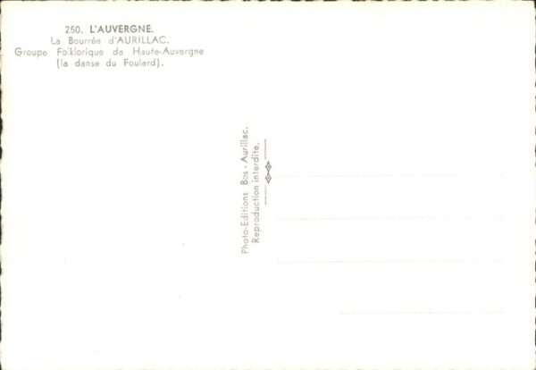 Aurillac La Bourree Groupe Folklorique de Haute- – Bild 2