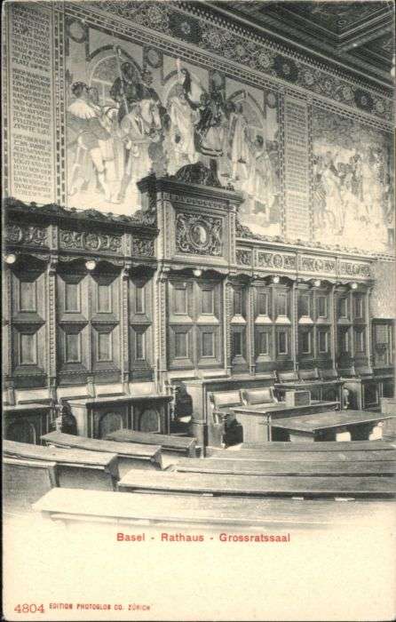 Basel BS Basel Rathaus Grossratssaal