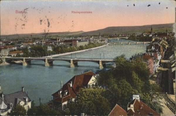 Basel BS Basel Rhein Brücke