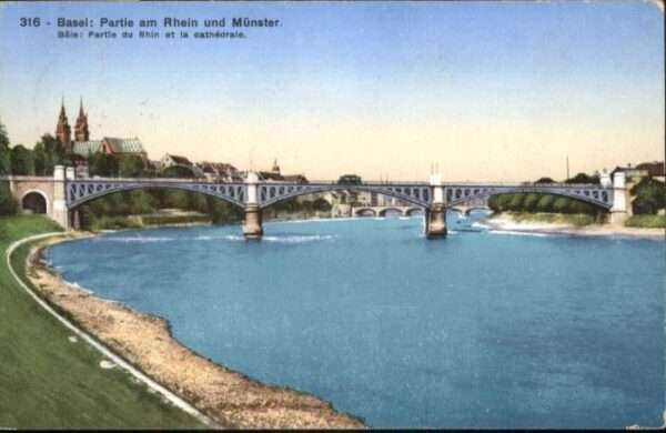 Basel BS Basel Rhein Münster Brücke x