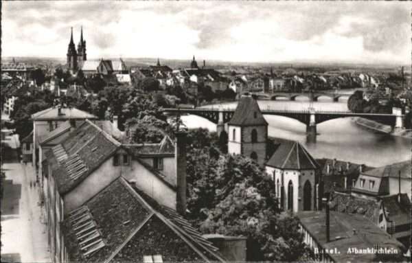 Basel BS Basel Alban Kirche  Brücke