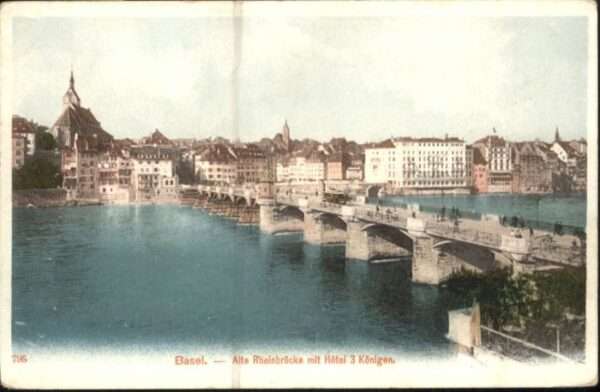 Basel BS Basel Rheinbrücke Hotel 3 König *