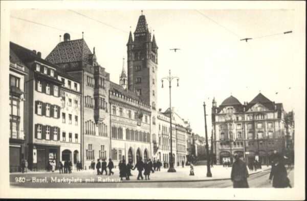 Basel BS Basel Marktplatz Rathaus