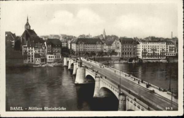 Basel BS Basel Mittlere Rheinbrücke