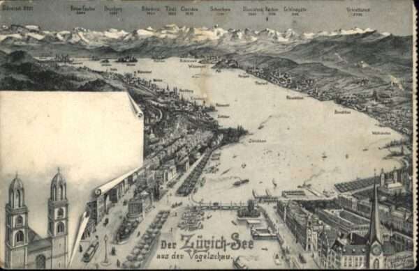 Zuerich liegeraufnahme See