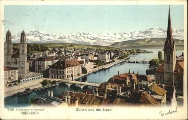 Zuerich rücke Kirche  x