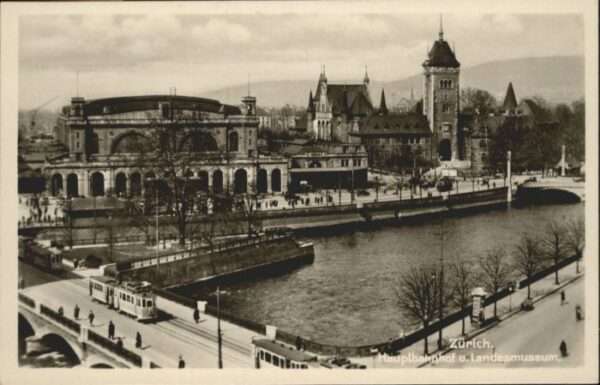 Zuerich ram Haupstbahnhof Landesmuseum