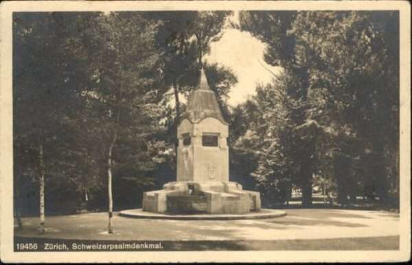 Zuerich chweizerpsalm Denkmal