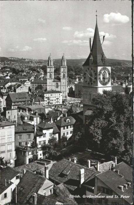 Zuerich rossmünster St Peter *