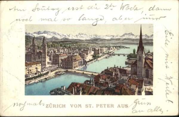 Zuerich rücke Kirche  x