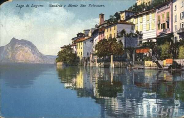 Gandria Lago di Lugano Gandria Monte San Salvatore