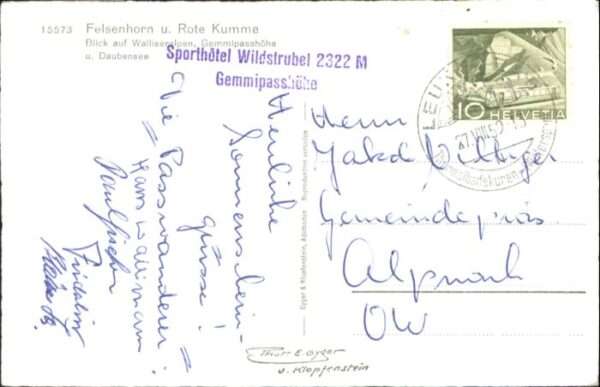 Gemmipass Wallis Gemmipass Felsenhorn Rote Kumme – Bild 2