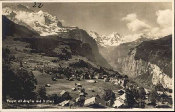 Wengen  BE Wengen Jungfrau Breithorn