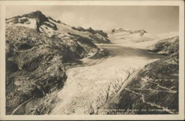 Rhonegletscher Glacier du Rhone Rhonegletscher Gelmenhörner