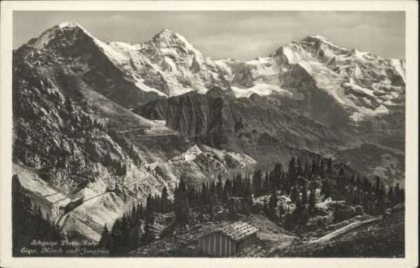 Schynige Platte Bahn Eiger Mönch Jungfrau