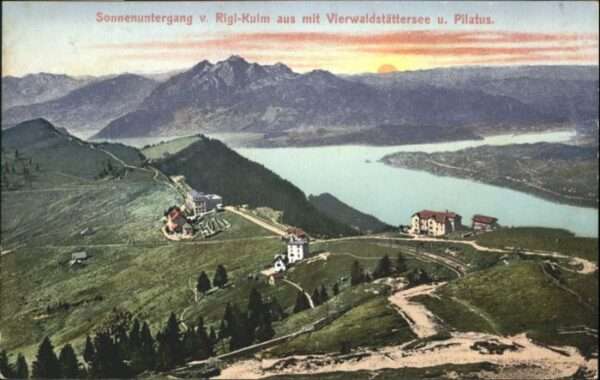 Rigi Kulm Sonnenuntergang