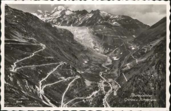 Rhonegletscher Glacier du Rhone Rhonegletscher Grimsel Furkastrasse
