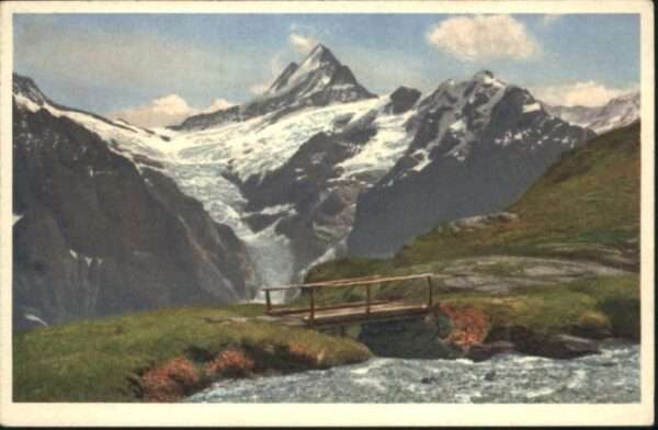 Grindelwald Bahalp Schreckhorn