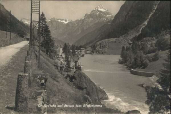 St Gotthard Bahn Stausee Pfaffensprung