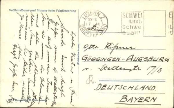 St Gotthard Bahn Stausee Pfaffensprung – Bild 2