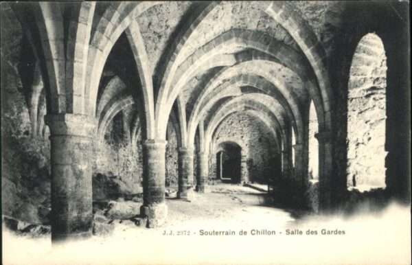 Chateau Chillon Souterrain Salle Gardes