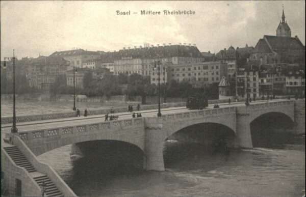 Basel BS Basel Mittlere Rheinbücke Tram