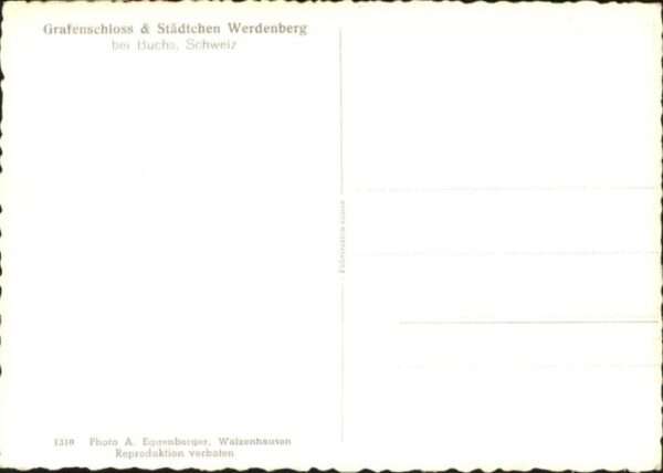 Werdenberg Grafen Schloss – Bild 2