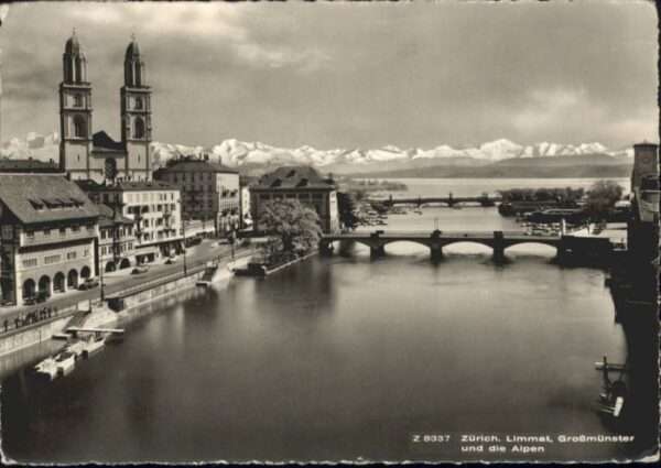 Zuerich immat Grossmünster Brücke x