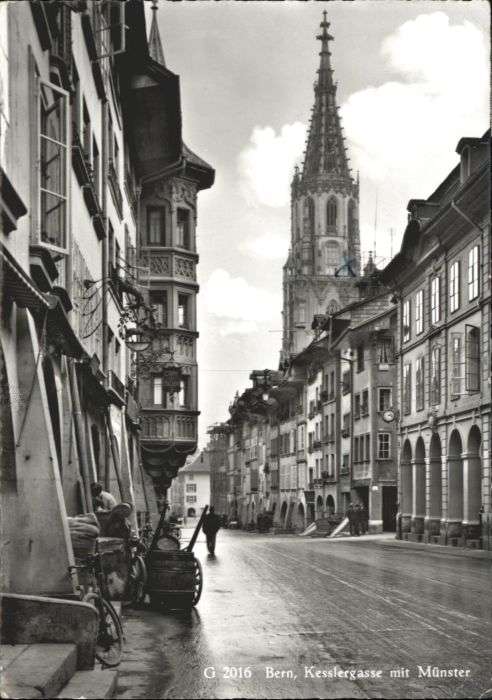 Bern BE Bern Rue Chaudronniers Cathedrale