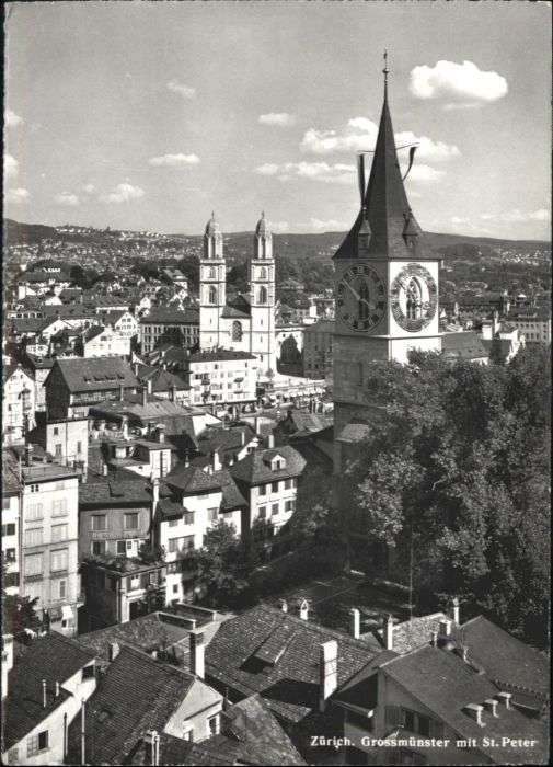 Zuerich rossmünster St Peter x
