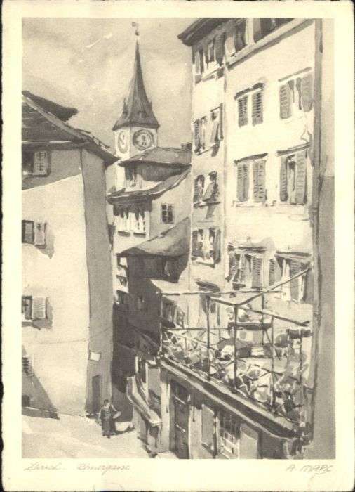 Zuerich ömergasse Künstler A Mars x