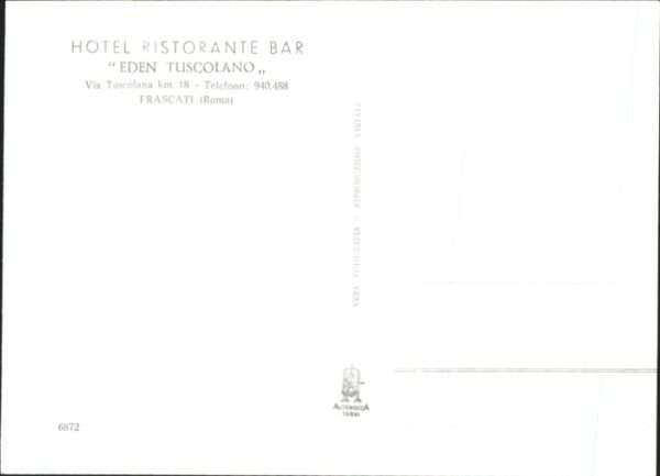 Frascati Hotel Ristorante Bar Eden Tuscolano – Bild 2