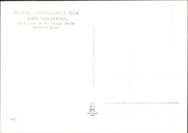 Frascati Hotel Ristorante Bar Eden Tuscolano – Bild 2